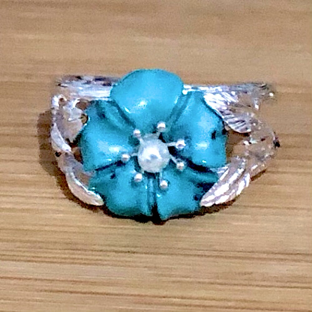 $64 Designer Estate Ring   Sterling Silver  Size 10   Marked BJ 925 China - Picture 2 of 6